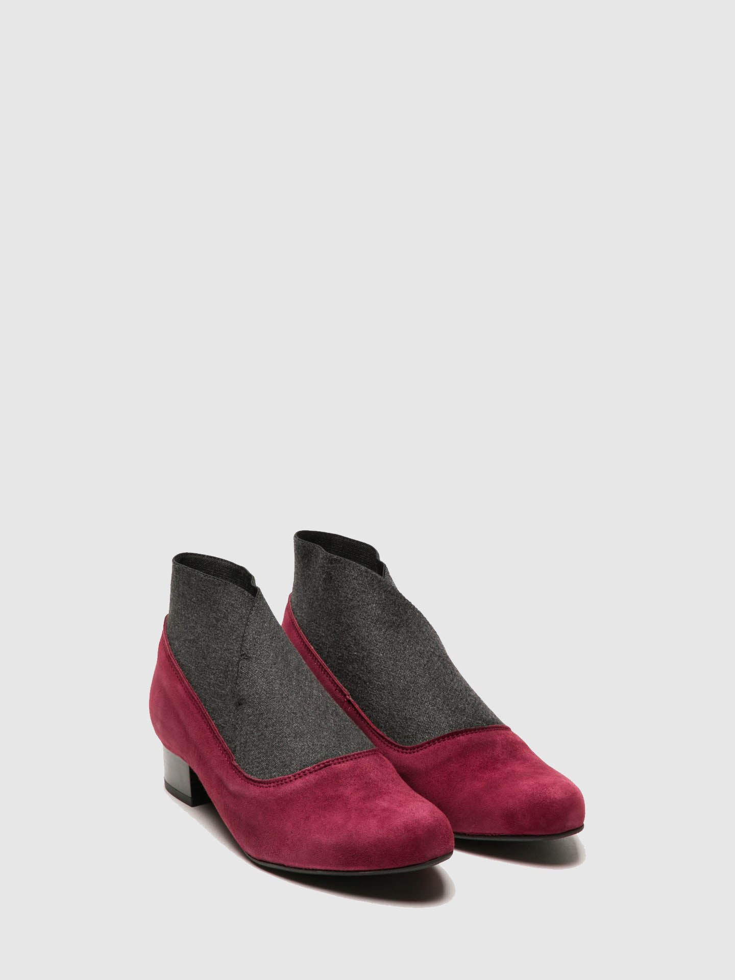 Foreva DarkRed Elasticated Ankle Boots